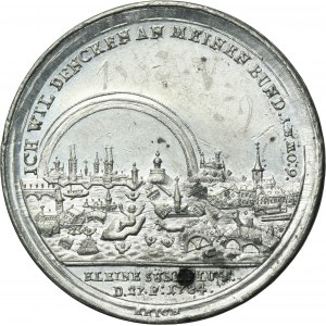 Germany, Free City of Nuremberg, Medal Nurnberg Flooding 1784
