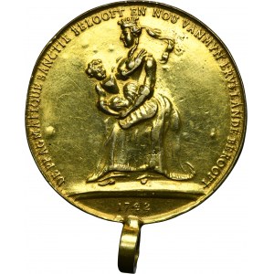 Austria, Satirical Medal for Violation of the Pragmatic Sanction 1742