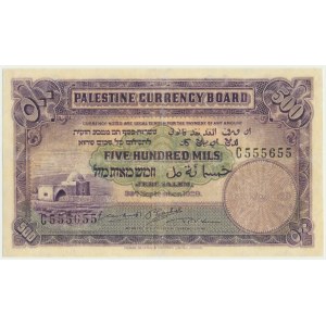 Palestine, 500 mils 1939 - C -
