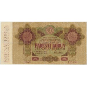 Czechoslovakia, 50 Korun 1919 - RARE