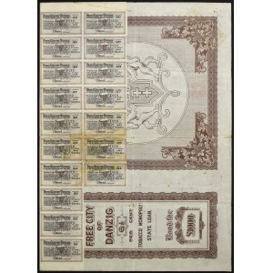 Gdańsk, Tobacco Monopoly, 1.000 funtów 1927