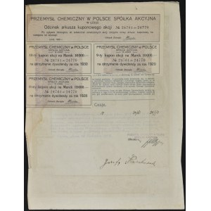 Przemysł Chemiczny w Polsce S.A., 10 x 1.000 mkp, Emisja I
