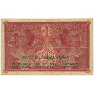 Czechoslovakia, 20 Korun 1919 - NICE