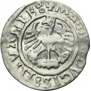Sigismund I the Old, 1/2 Groschen Vilnius 1525 - RARE