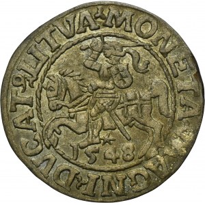 Sigismund II August, 1/2 Groschen Vilnius 1548 - LI/LITVA