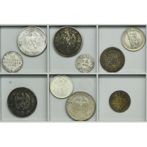 Lot, Austria, Germany and Switzerland, Mix coins (10 pcs.)