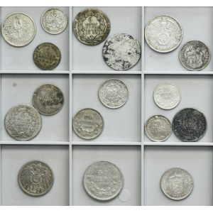 Lot, Austria, Bulgaria, Germany, Netherlands, Switzerland and Russia, Mix coins (17 pcs.)