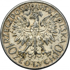 Sobieski, 10 złotych 1933 - FAŁSZERSTWO Z EPOKI