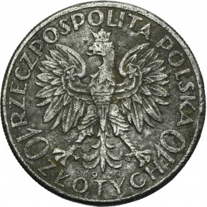 Głowa Kobiety, 10 złotych Warszawa 1932 - FAŁSZERSTWO Z EPOKI