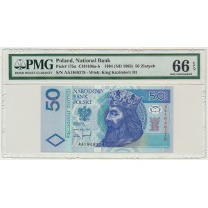 50 złotych 1994 - AA - PMG 66 EPQ