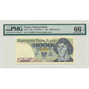 1.000 złotych 1975 - A - PMG 66 EPQ