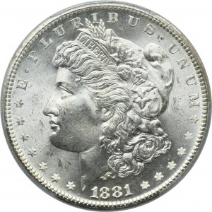 USA, 1 Dollar San Francisco 1881 S - Morgan - PCGS MS66