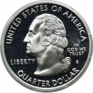 USA, 1/4 Dollar San Francisco 1999 S - Pennsylvania Silver - PCGS PR69 DCAM