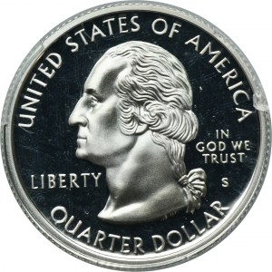 USA, 1/4 Dollar San Francisco 1999 S - Georgia Silver - PCGS PR69 DCAM