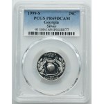 USA, 1/4 Dollar San Francisco 1999 S - Georgia Silver - PCGS PR69 DCAM