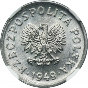 20 groszy 1949 Aluminium - NGC MS65
