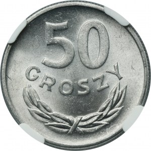50 groszy 1949 Aluminium - NGC MS64