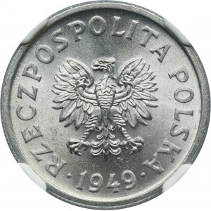 50 groszy 1949 Aluminium - NGC MS64
