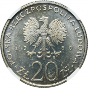 20 złotych 1980 Igrzyska XXII Olimpiady - NGC PF65 CAMEO