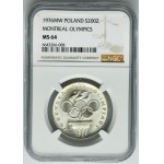 200 złotych 1976 Olimpiada Montreal - NGC MS64