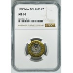 2 złote 1995 - NGC MS66