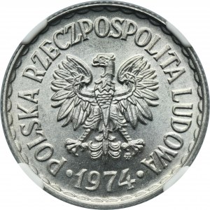 1 złoty 1974 - NGC MS65
