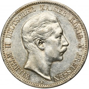 Germant, Kingdom of Prussia, Wilhelm II, 5 Mark Berlin 1903 A