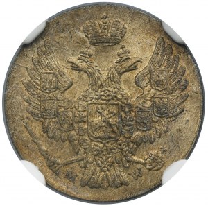 Kingdom of Poland, 5 groschen Warsaw 1840 MW - NGC MS64