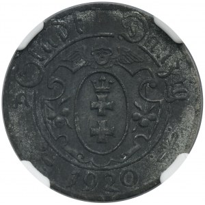 Free City of Danzig, 10 pfennig 1920 - NGC UNC DETAILS