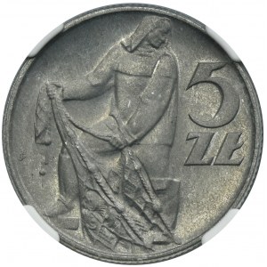 5 złotych 1960 Rybak - NGC MS67