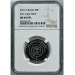 Great Britain, Elizabeth II, 50 Pence Llantrisant 2021 - John Logie Baird - NGC MS69 DPL