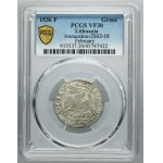 Sigismund I the Old, Groschen Vilnius 1536 - LITVAN/LITVA, letter F - February - RARE - PCGS VF30