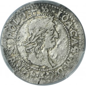 John II Casimir, 3 Groschen Vilnius 1664 - PCGS XF DETAIL - RARE