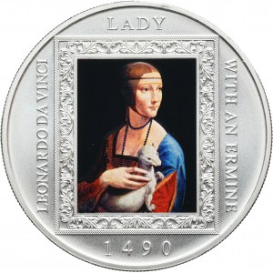 Tokelau, Elizabeth II, 1 Dollar 2015 - Lady with an Ermine