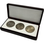 Zestaw, Mieszko i Dąbrówka 100 złotych 1966 - próby oraz obiegowa (3 szt.)