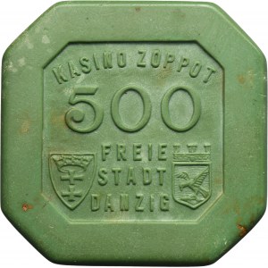 Freie Stadt Danzig, Casino Sopot (Zoppot), 500 guldenov