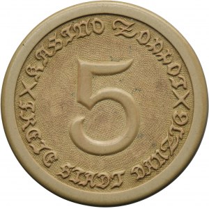 Free City of Danzig, Casino Zoppot, 5 gulden