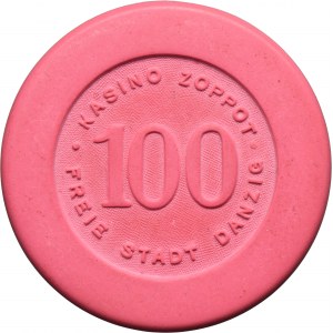Free City of Danzig, Casino Zoppot, 100 gulden