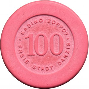 Free City of Danzig, Casino Zoppot, 100 gulden