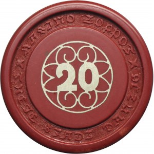 Free City of Danzig, Cassino Zoppot, 20 gulden