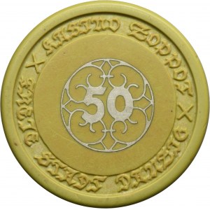 Free City of Danzig, Cassino Zoppot, 50 gulden
