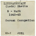Ghetto Litzmannstadt, 5 mark 1943 Al