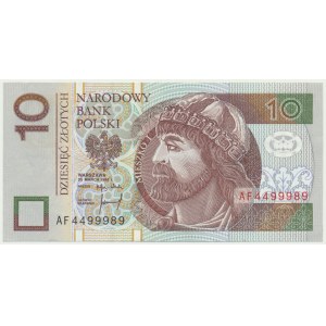 10 złotych 1994 - AF - rzadka seria