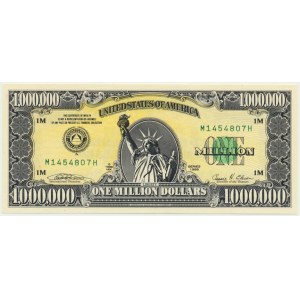 USA, 1 million Dollars 1988 - official ABNC print -