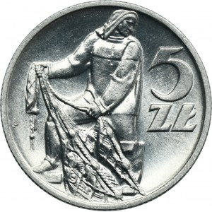 5 złotych 1959 Rybak