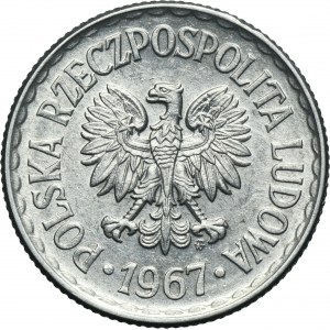 1 złoty 1967 - RZADKI