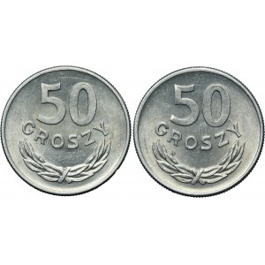 Zestaw, 50 groszy 1965 i 1967 (2 szt.)