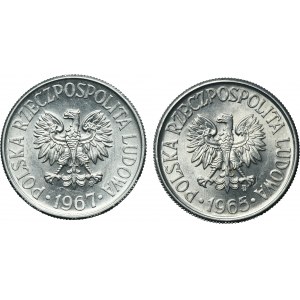 Zestaw, 50 groszy 1965 i 1967 (2 szt.)