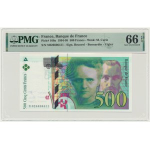 France, 500 Francs 1994 - PMG 66 EPQ