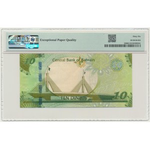 Bahrain, 10 Dinars 2006 - PMG 66 EPQ